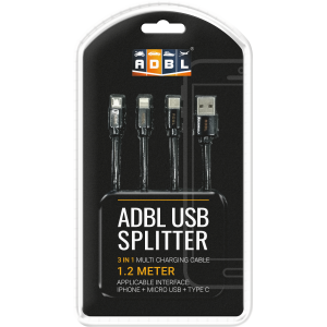 ADBL USB SPLITTER- Rozdzielacz do ładowania telefonu