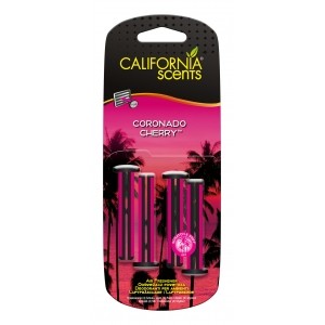CALIFORNIA SCENTS Coronado Cherry - Vent Sticks do nawiewu w samochodzie - 4szt.