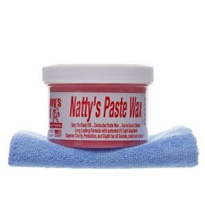 Poorboy's NATTY's Paste Wax - RED + Mikrofibra