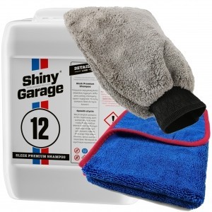 Shiny Garage Sleek Premium  Shampoo 5L + Rękawica + Fluffy