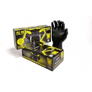 Black Mamba rękawice nitrylowe - rozmiar M - karton 100 sztuk