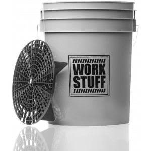 Work Stuff Detailing Bucket Grey WHEELS + Separator - Wiadro do mycia auta