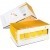 NAT STUDIO BOX Slash DA Gąbka polerska 130 / 150mm Żółta - Średnia (10szt)