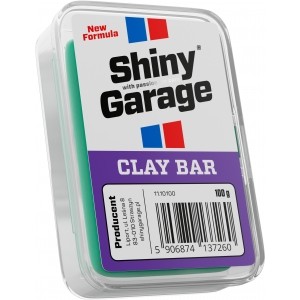 Shiny Garage Clay Bar Fine Green 100g - Nowość 2019!