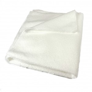DERCAR Mikrofibra Professional 30x30cm BIAŁA 300g Do skór i wnętrz