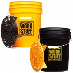 WORK STUFF Wiadro detailingowe z separatorem. Komplet dwóch wiader.
