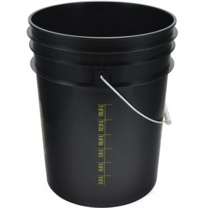 WORK STUFF Wiadro detailingowe BLACK RINSE + SEPARATOR