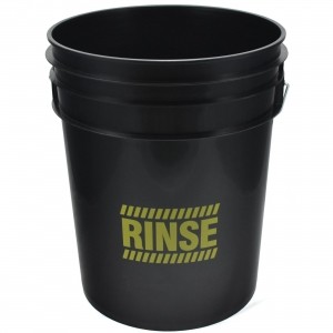 WORK STUFF Wiadro detailingowe BLACK RINSE + SEPARATOR